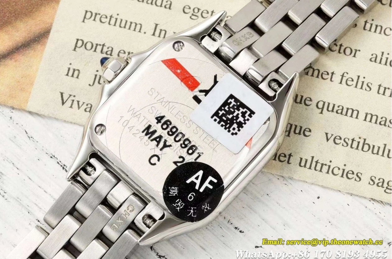 Secrete Quartz Dia Dial 22mm Ladies SS De AF Grey Panthere SS 1221